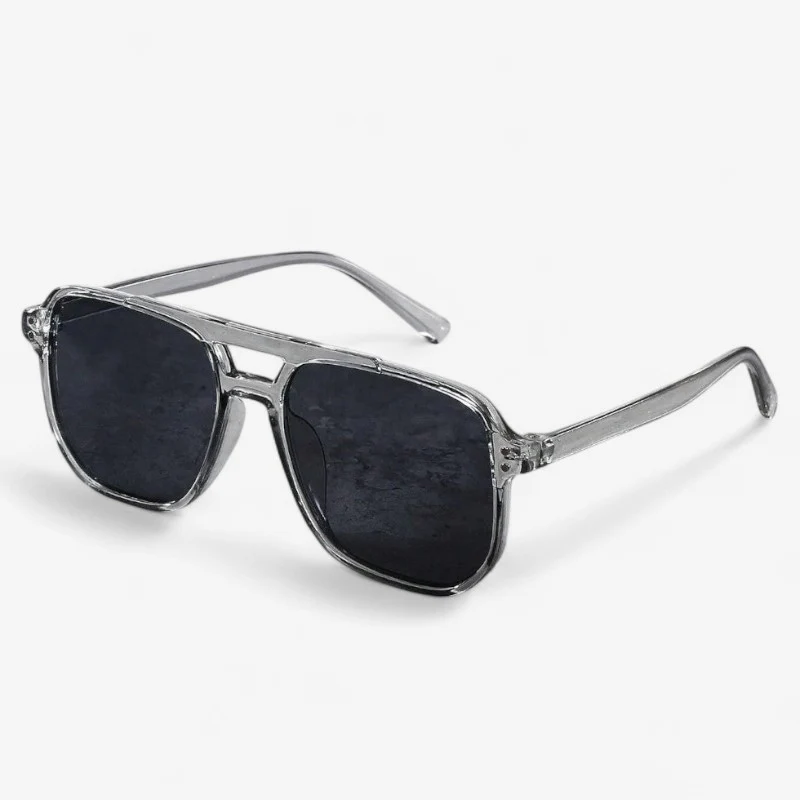 Lunettes de soleil carrées oversize à verres dégradés - Image 6