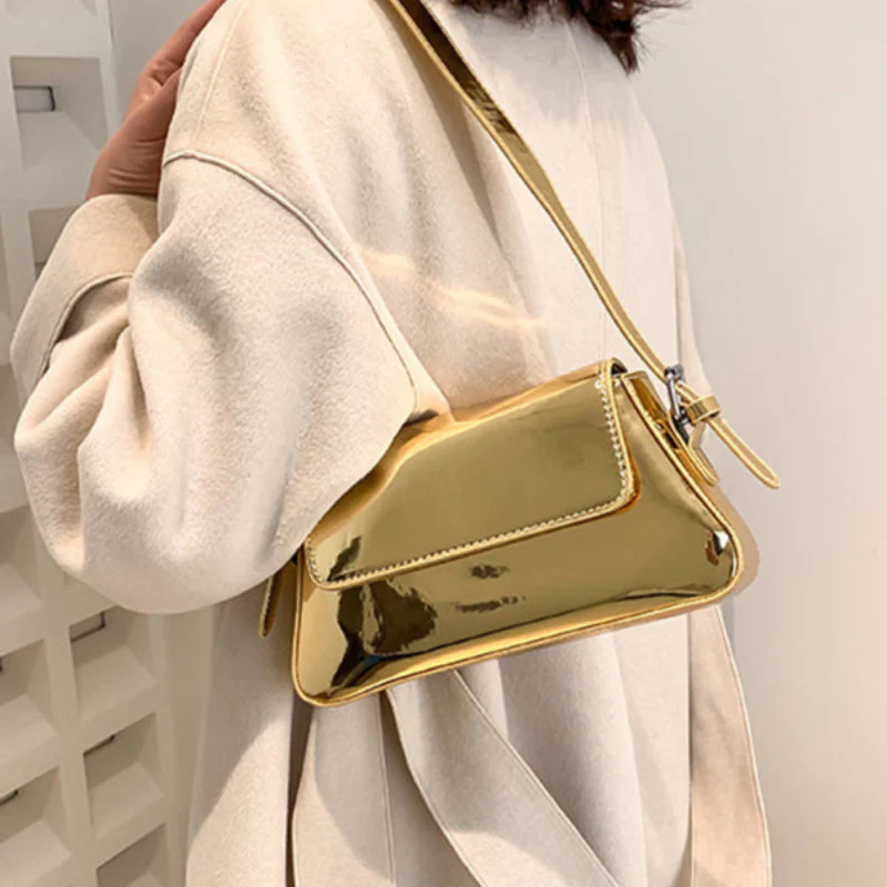 Petit sac à main en cuir avec fermeture à bouton - Image 12
