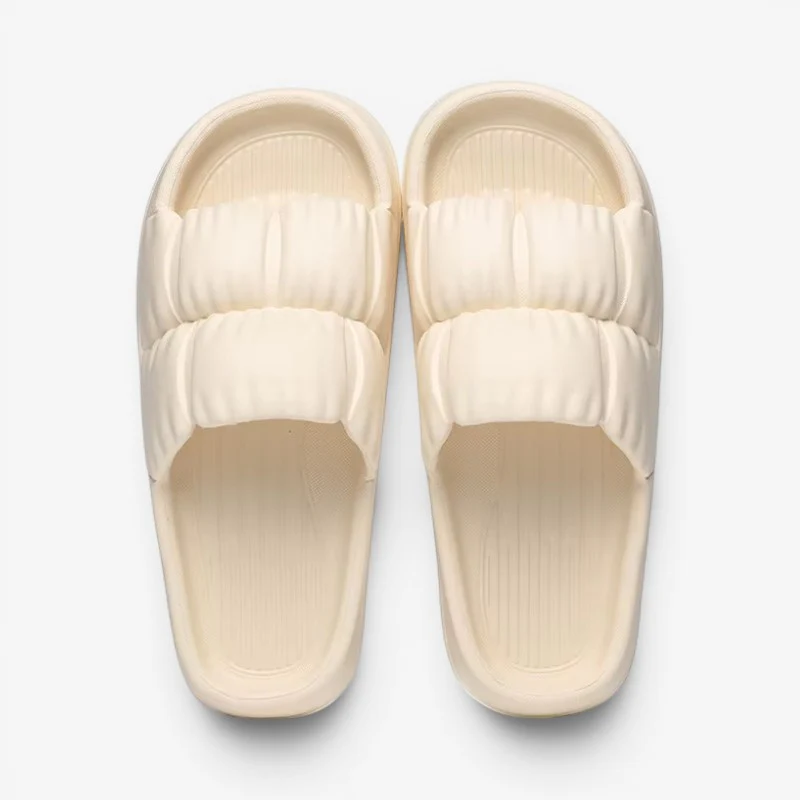 Chaussons à enfiler pour femme avec bout rond