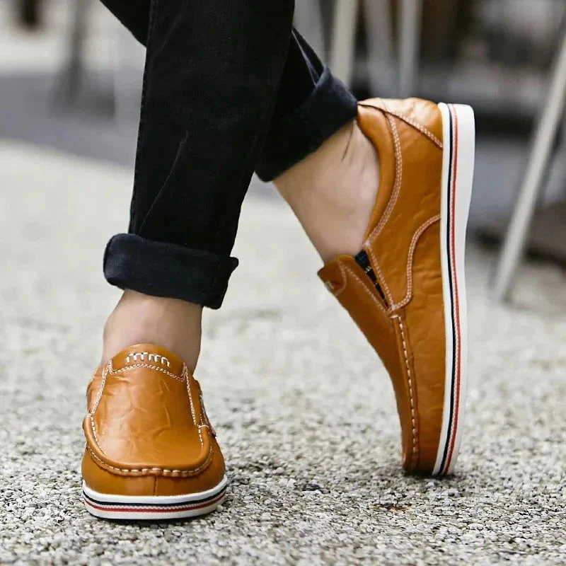 Chaussures plates décontractées pour homme avec design à enfiler - Image 7