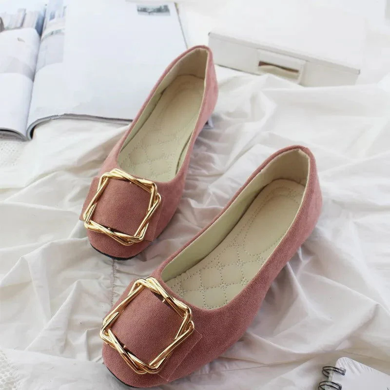 Chaussures plates pour femme avec boucle décorative - Image 14