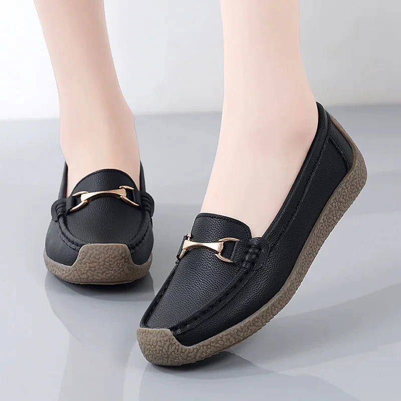Chaussures plates pour femme avec design à enfiler - Image 11