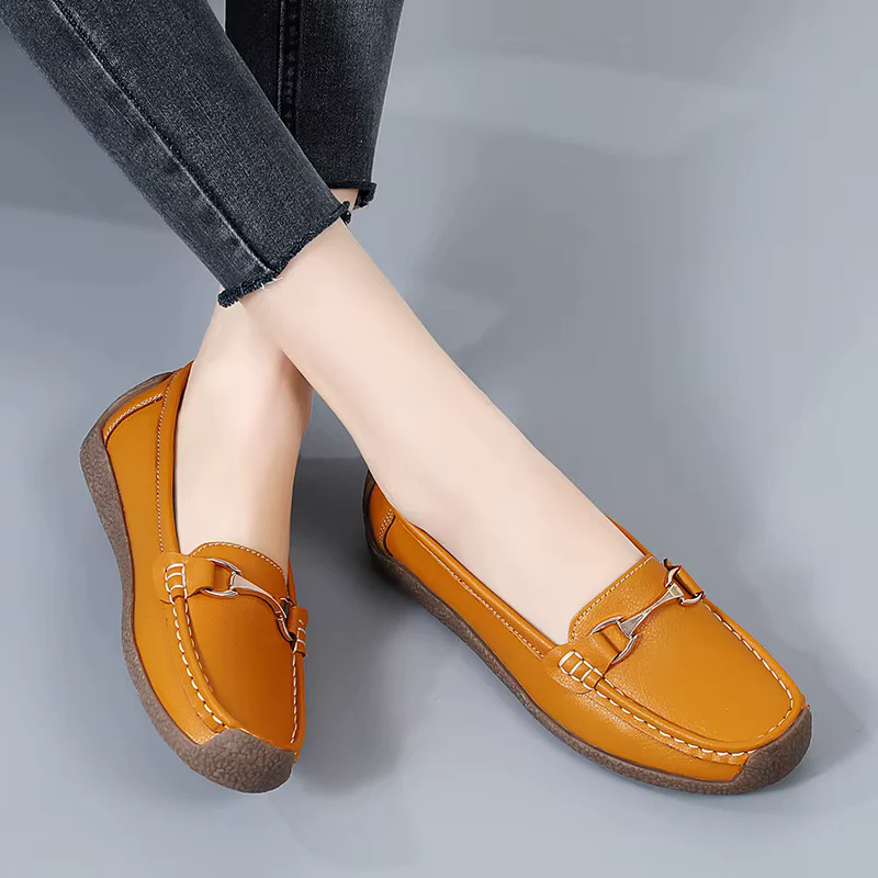 Chaussures plates pour femme avec design à enfiler - Image 6