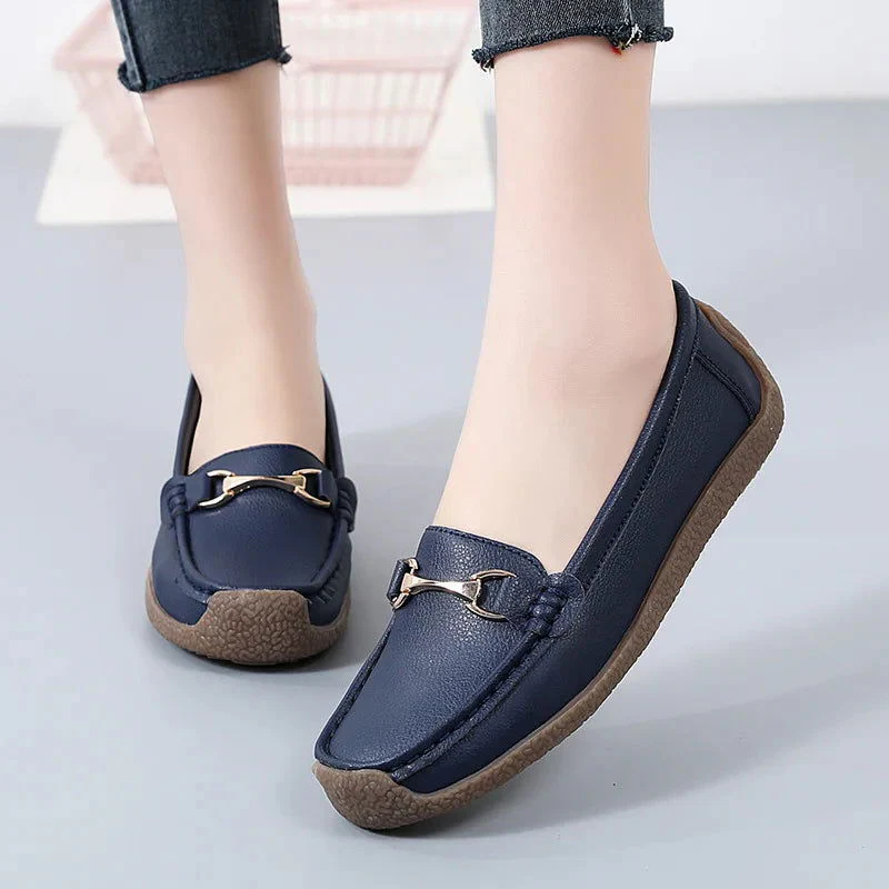 Chaussures plates pour femme avec design à enfiler - Image 8