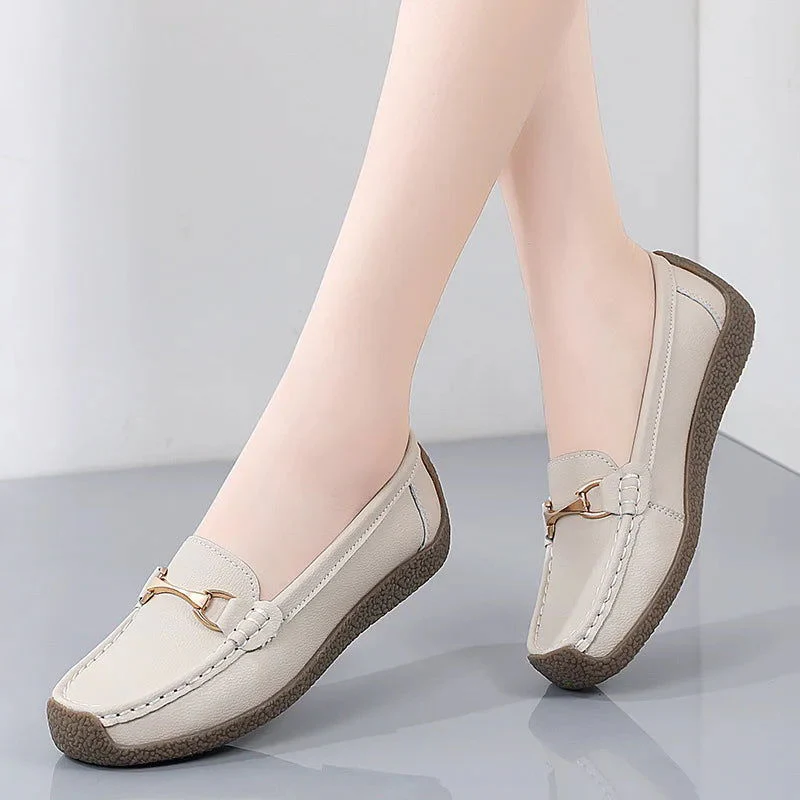 Chaussures plates pour femme avec design à enfiler - Image 9