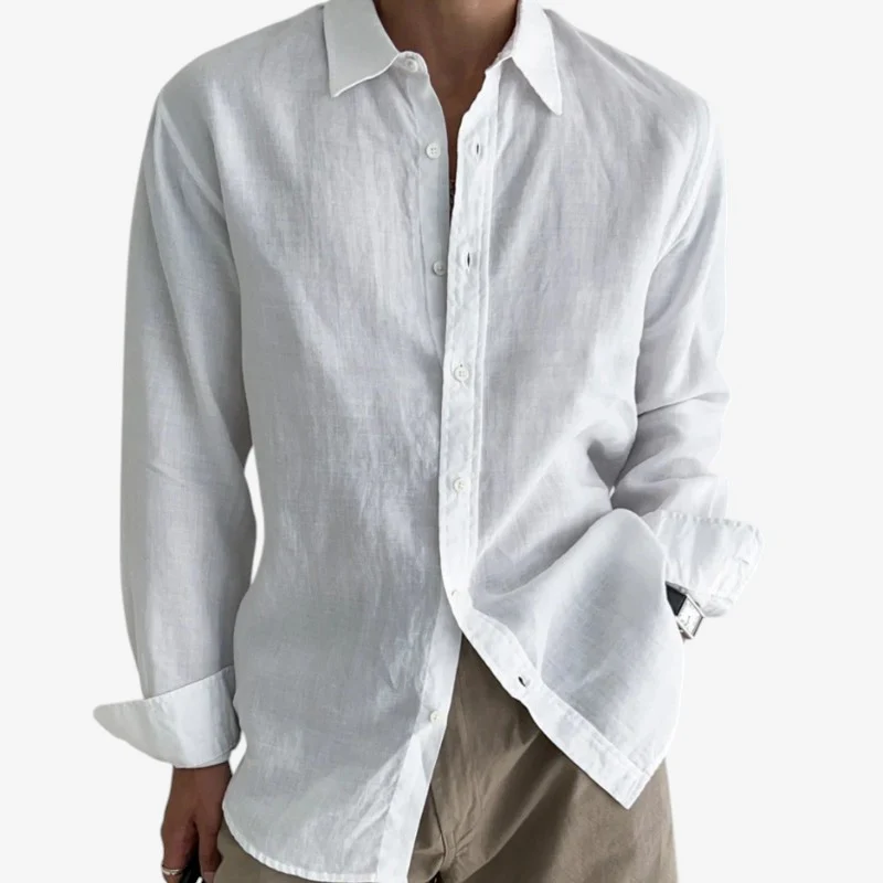 Chemise à manches longues pour homme