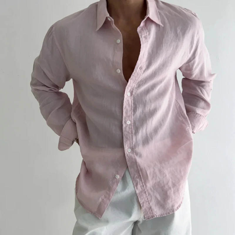 Chemise à manches longues pour homme - Image 12