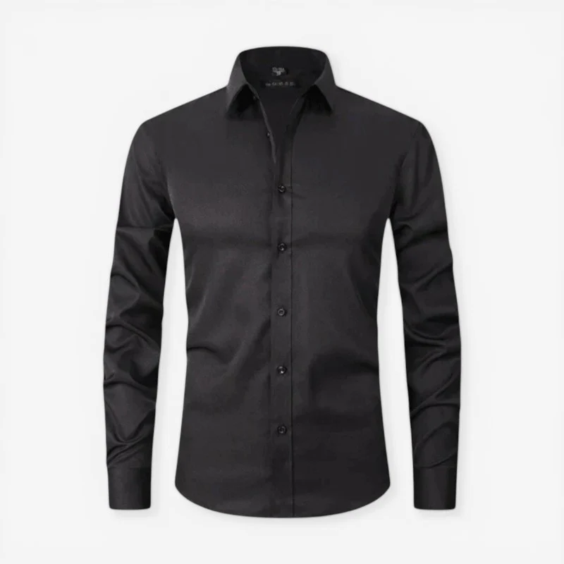 Chemise slim manches longues pour hommes - Image 2