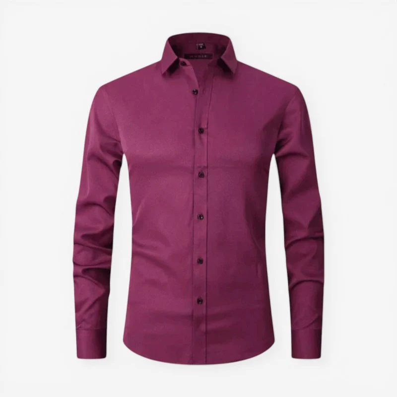Chemise slim manches longues pour hommes - Image 9