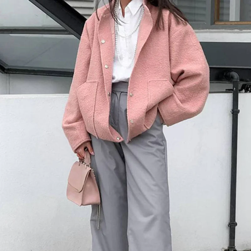 Chloé – Veste à manches longues avec col montant et poches fonctionnelles - Image 3