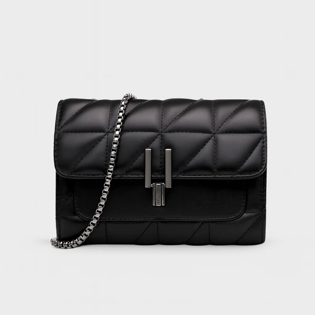 Grand sac à épaule avec chaîne