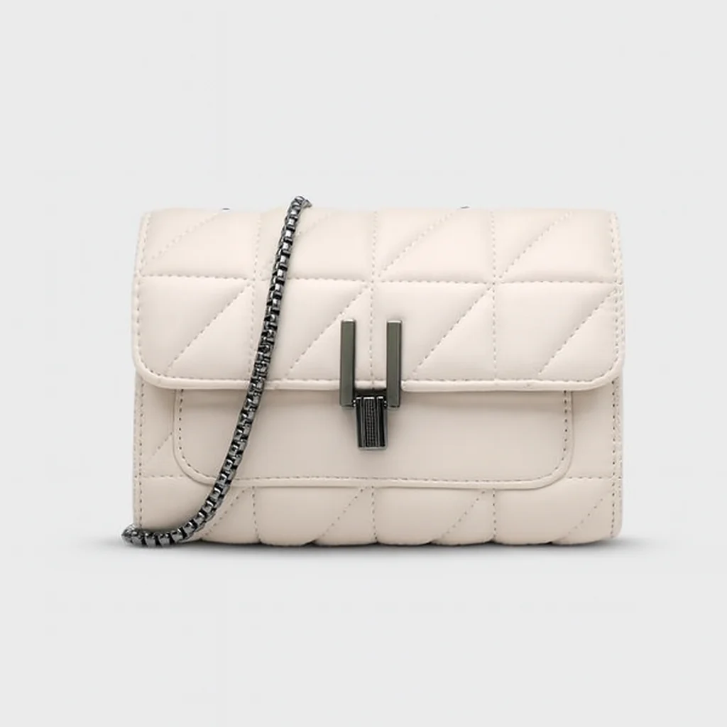 Grand sac à épaule avec chaîne - Image 2