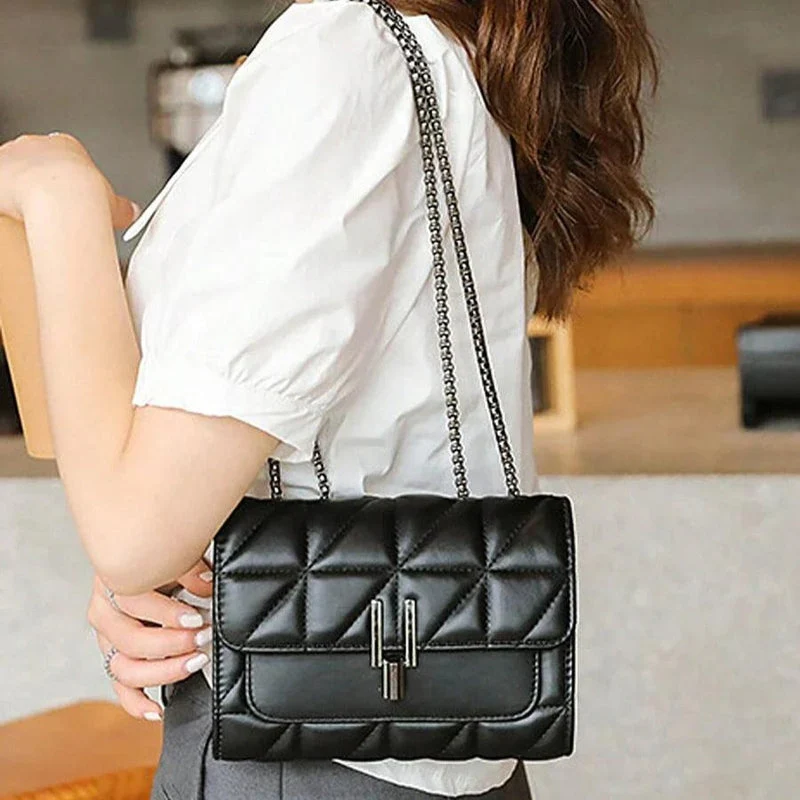 Grand sac à épaule avec chaîne - Image 7