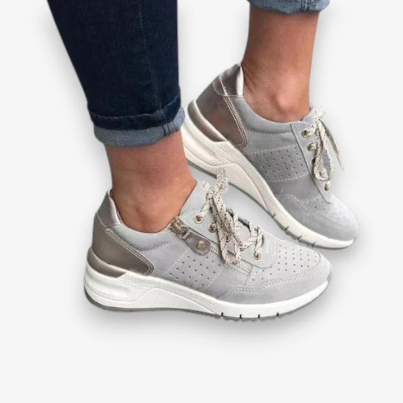 Chaussures à lacets femme avec zip latéral - Image 4