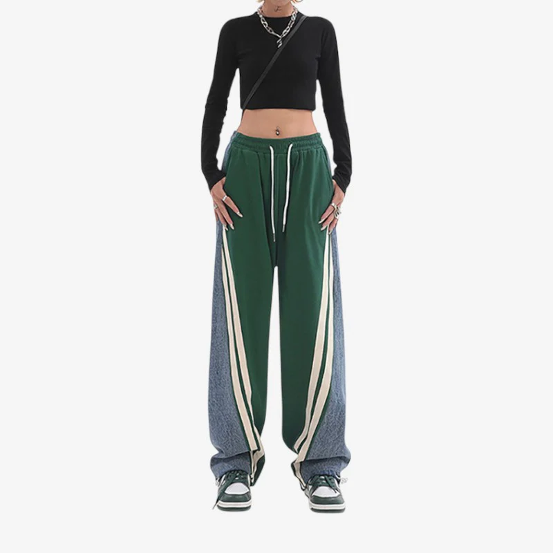 Pantalon femme taille haute jambe large - Image 2