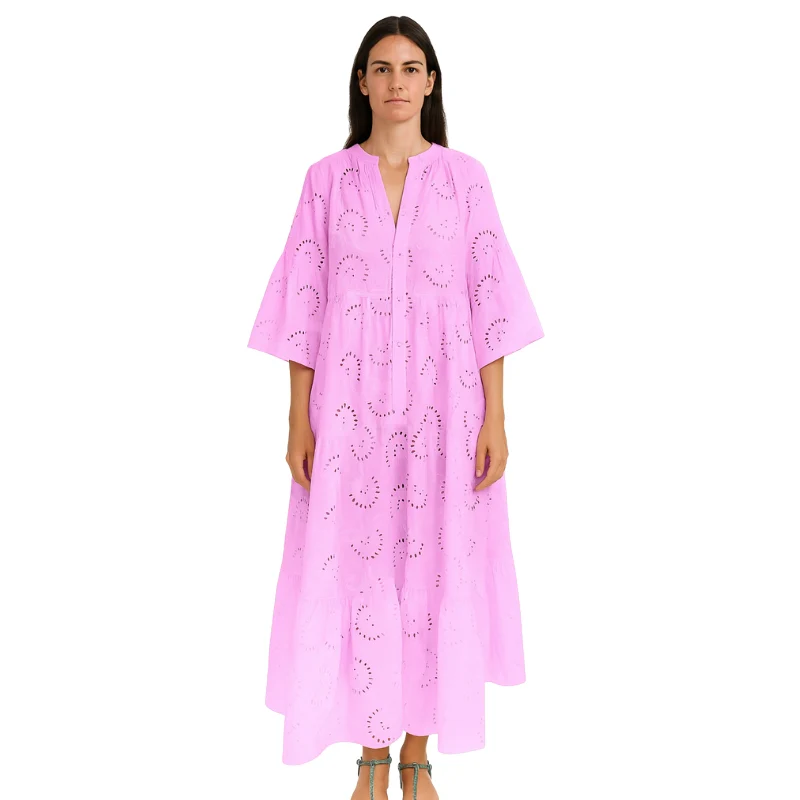 Robe longue classique à décolleté en V - Image 19