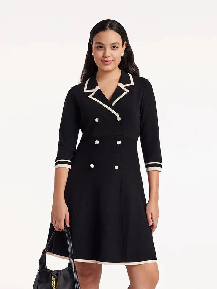 Robe midi Clara demi-manches élégante - Image 4
