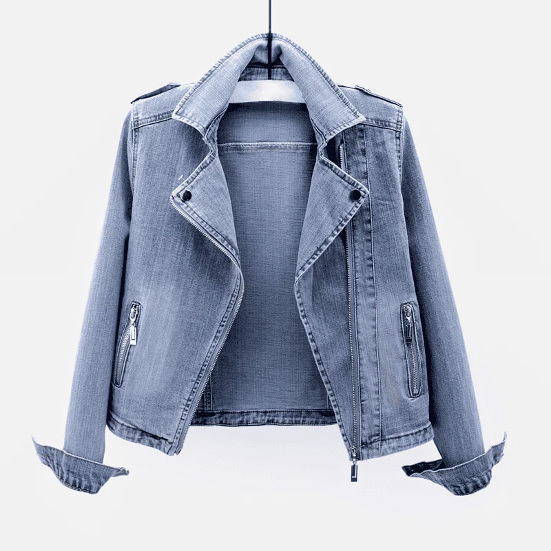 Veste en jean femme courte slim fit