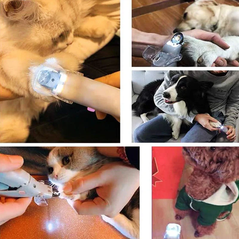 Coupe-ongles compact pour animaux de compagnie avec lame incurvée et protection intégrée - Image 6