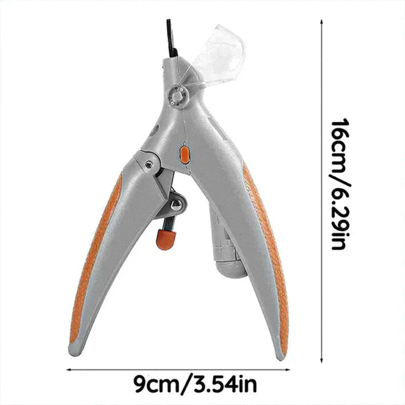 Coupe-ongles compact pour animaux de compagnie avec lame incurvée et protection intégrée - Image 8