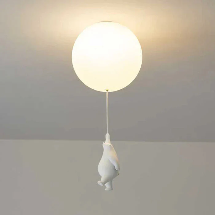 Plafonnier chambre enfant ours & ballons - Image 17