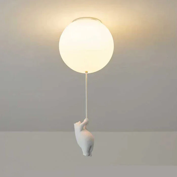 Plafonnier chambre enfant ours & ballons - Image 3