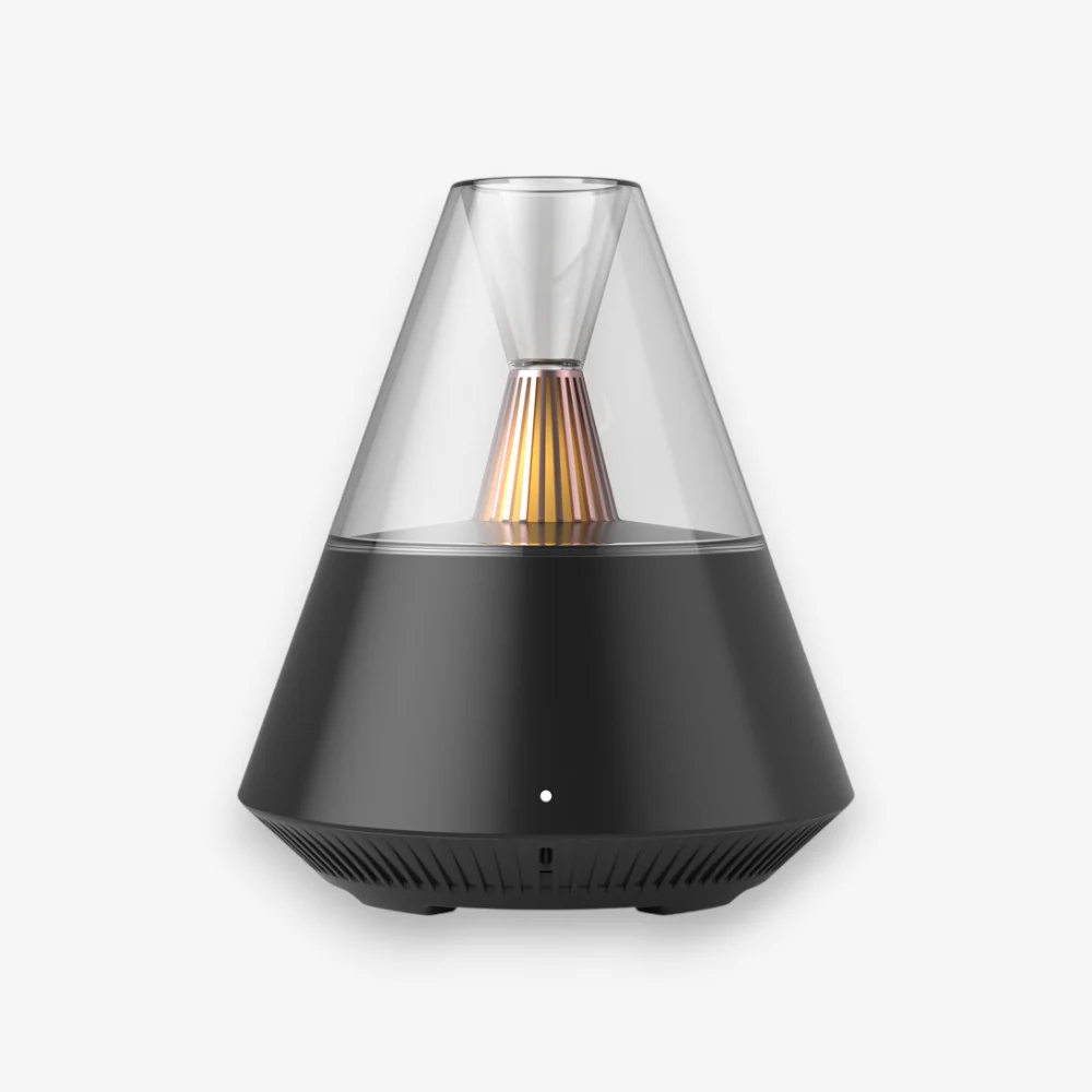 Diffuseur à brume avec pierres de cristal