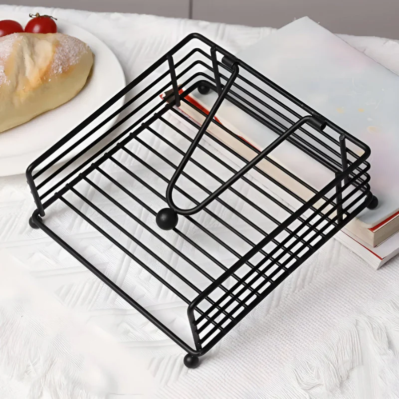 Porte-serviettes plat avec distributeur de mouchoirs - Image 7