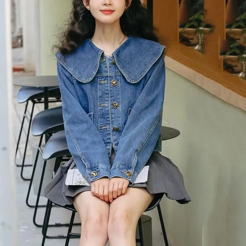 Veste femme manches longues col replié - Image 2