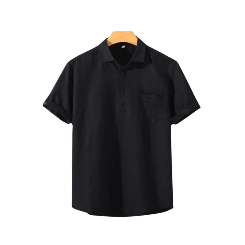 Chemise à manches courtes avec poche poitrine - Image 3