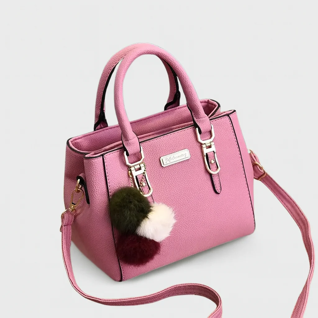 Sac à main quotidien avec pompons - Image 5