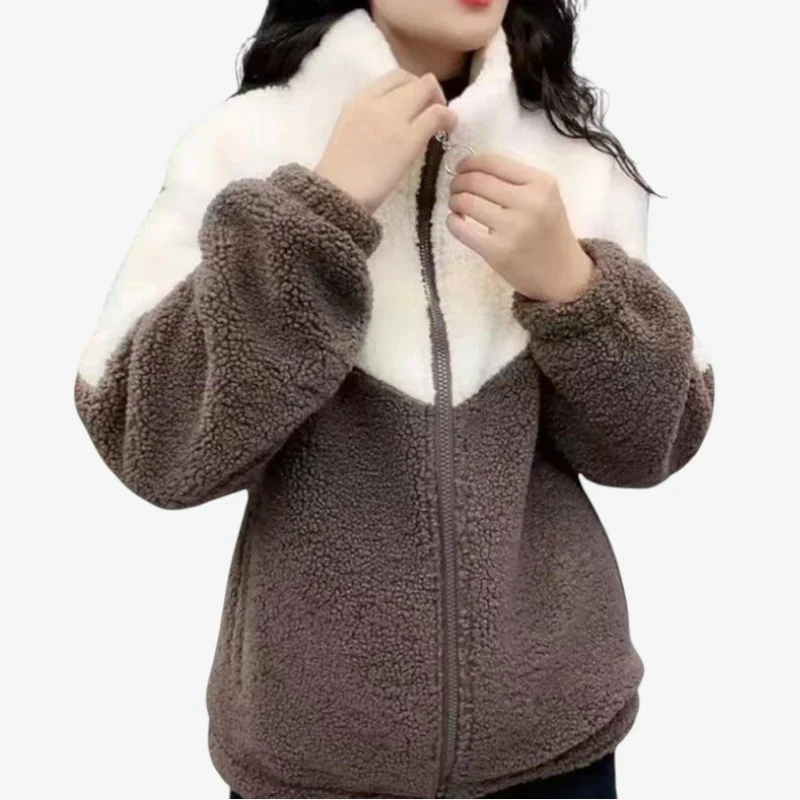 Veste zippée à col montant manches longues - Image 2