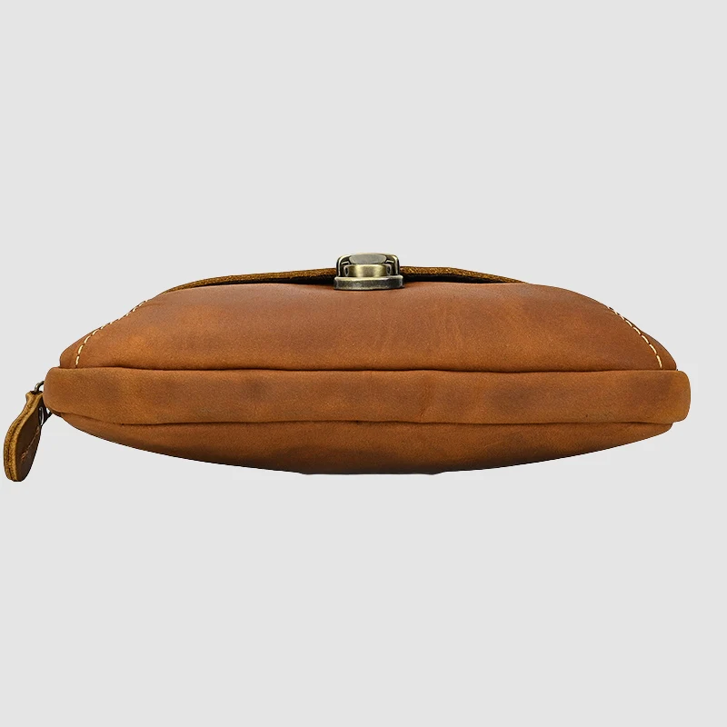 Sac banane en cuir grande capacité avec poche zippée - Image 5