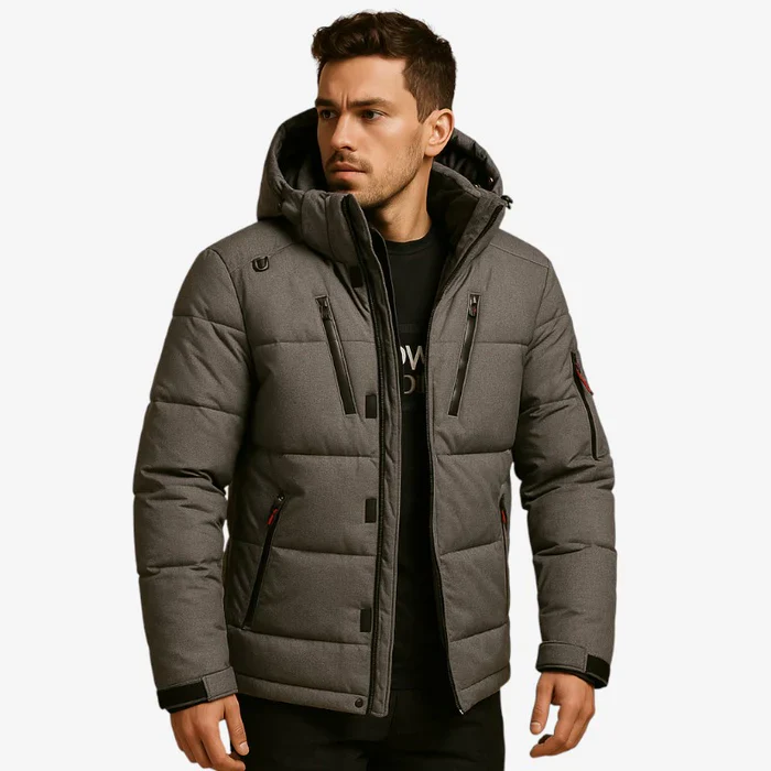 Dietmar – Veste à manches longues avec capuche amovible et poches - Image 3