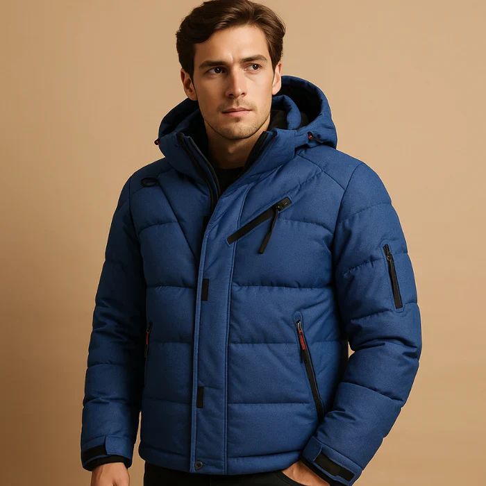 Dietmar – Veste à manches longues avec capuche amovible et poches - Image 6