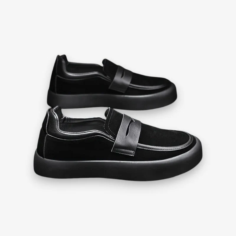 Chaussures homme à semelle plate antidérapante