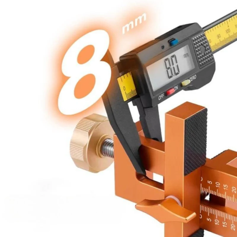 EasyFix – Gabarit de perçage 2 en 1 pour charnières avec échelles réglables - Image 3