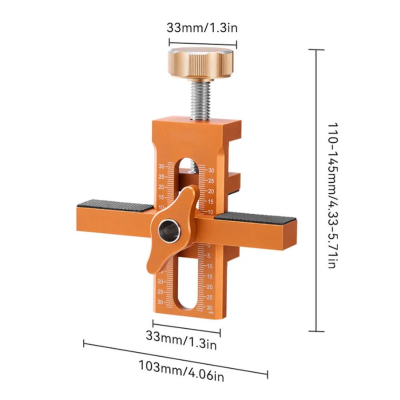 EasyFix – Gabarit de perçage 2 en 1 pour charnières avec échelles réglables - Image 6