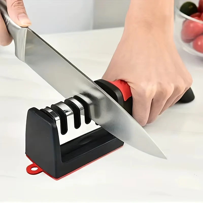 Aiguiseur de couteaux compact en acier inoxydable - Image 4