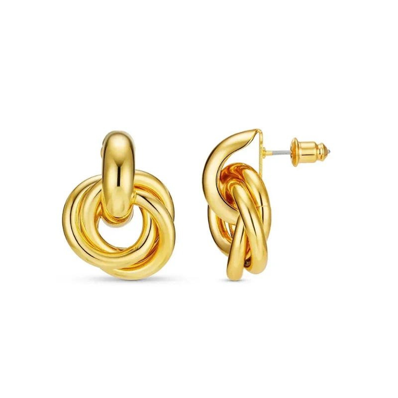 Boucles d'Oreilles Déclaration Tordue