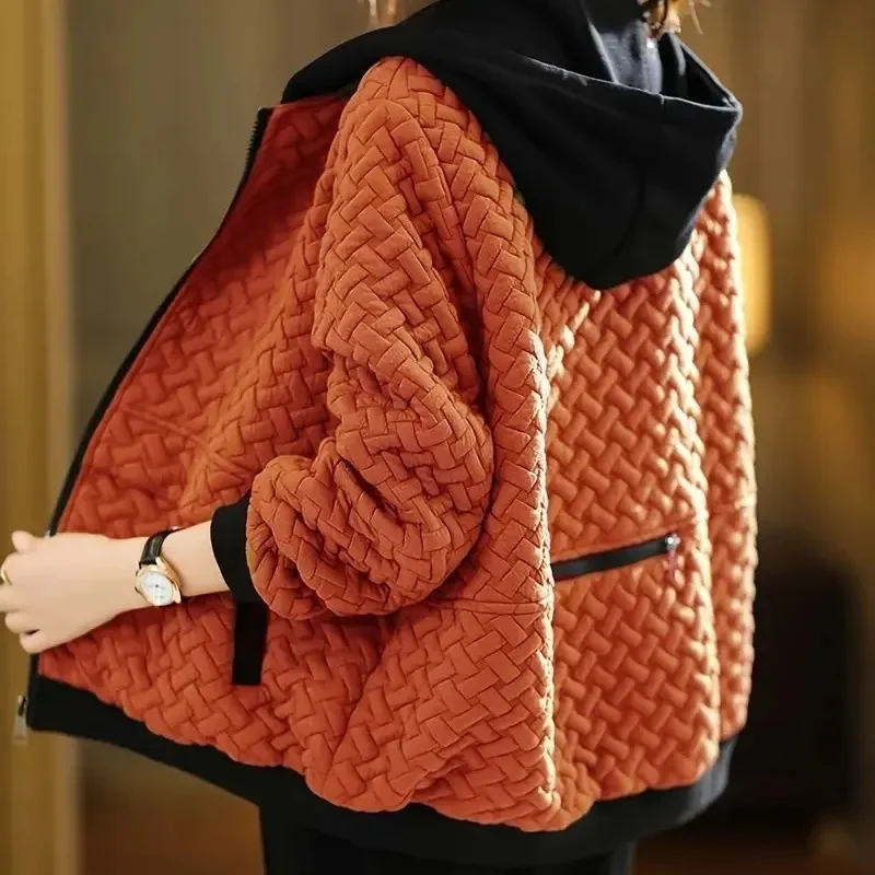 Veste à capuche zippée femme manches longues - Image 6