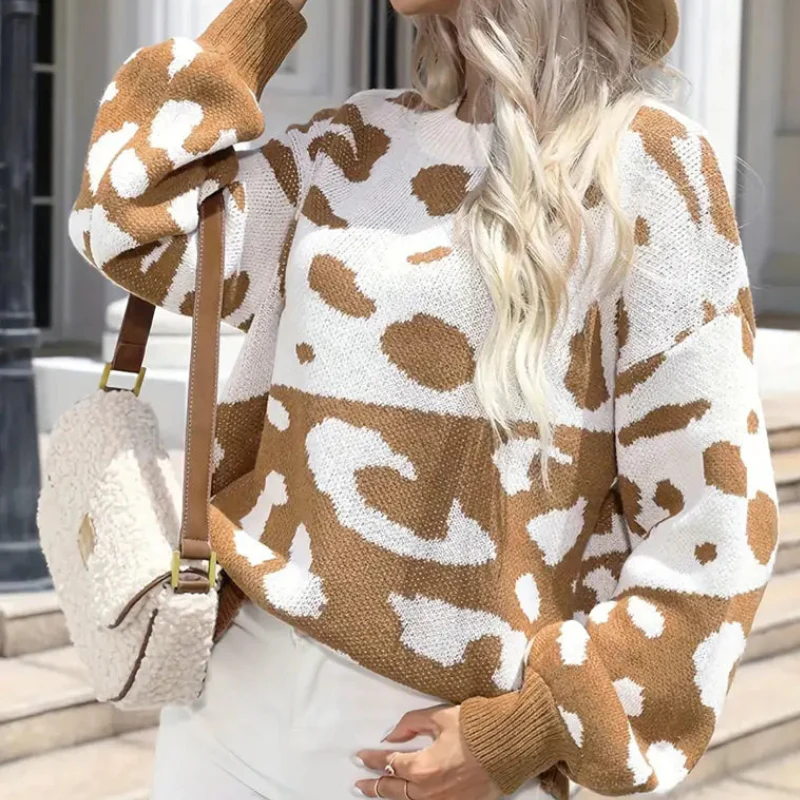 Dames oversized trui met ronde hals - Image 2