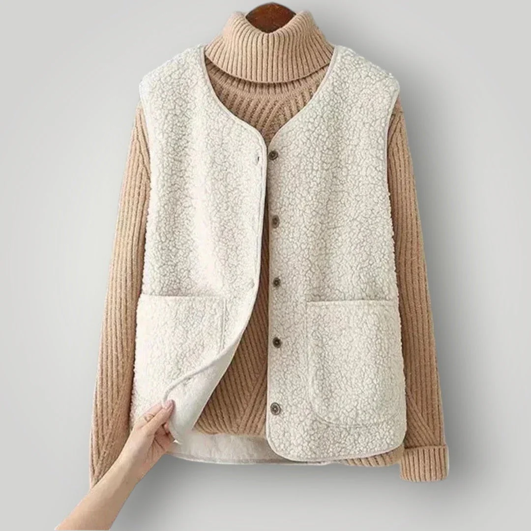 Gilet en laine intemporel à coupe ajustée - Image 3