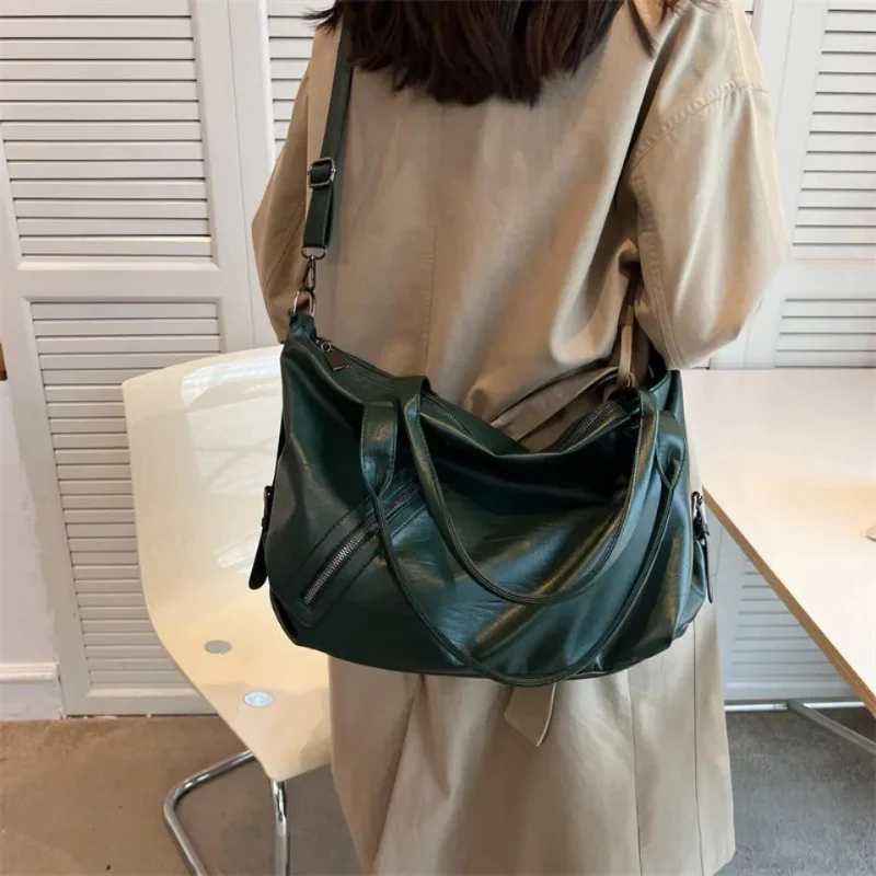 Grand sac cabas avec multiples poches + fermeture zippée - Image 10
