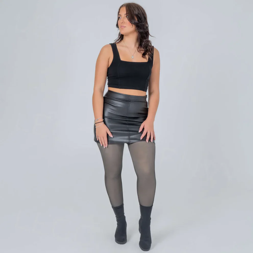 Leggings hiver femme doublés polaire - Image 5