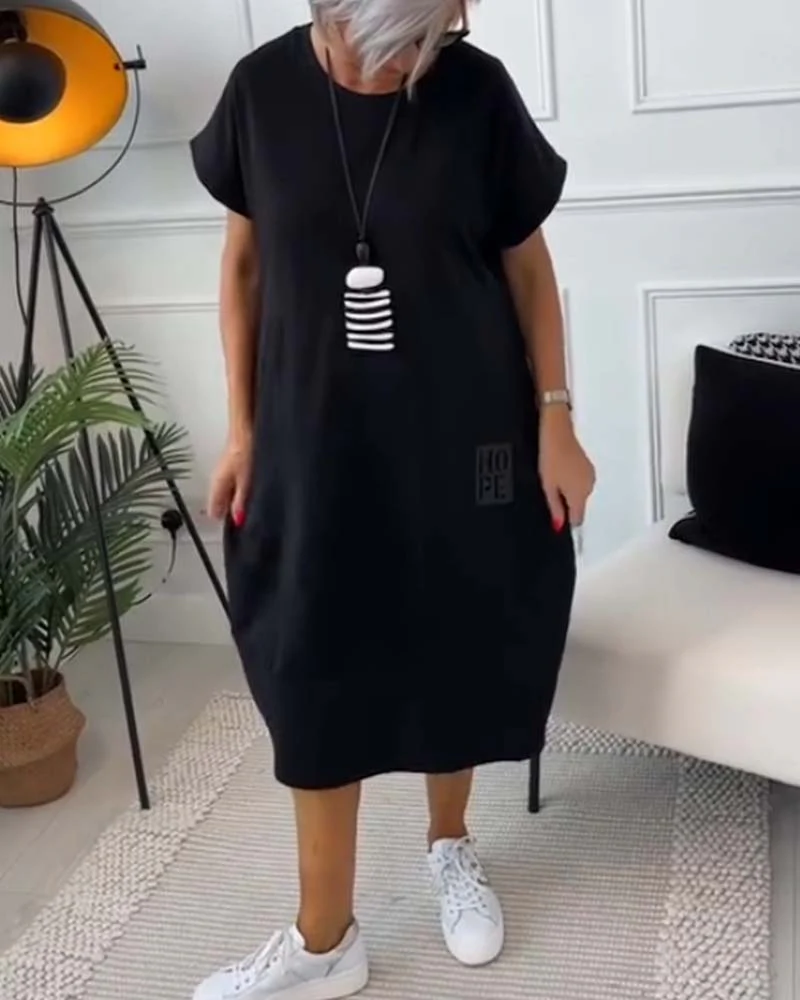 Robe oversize femme manches courtes - Image 8