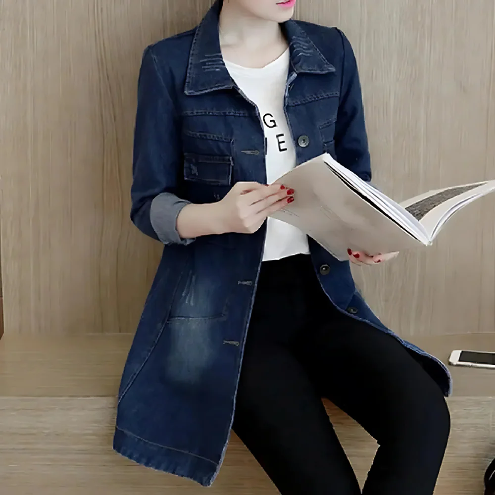 Veste Tendance à Manches Longues et Poches Multiples - Image 5