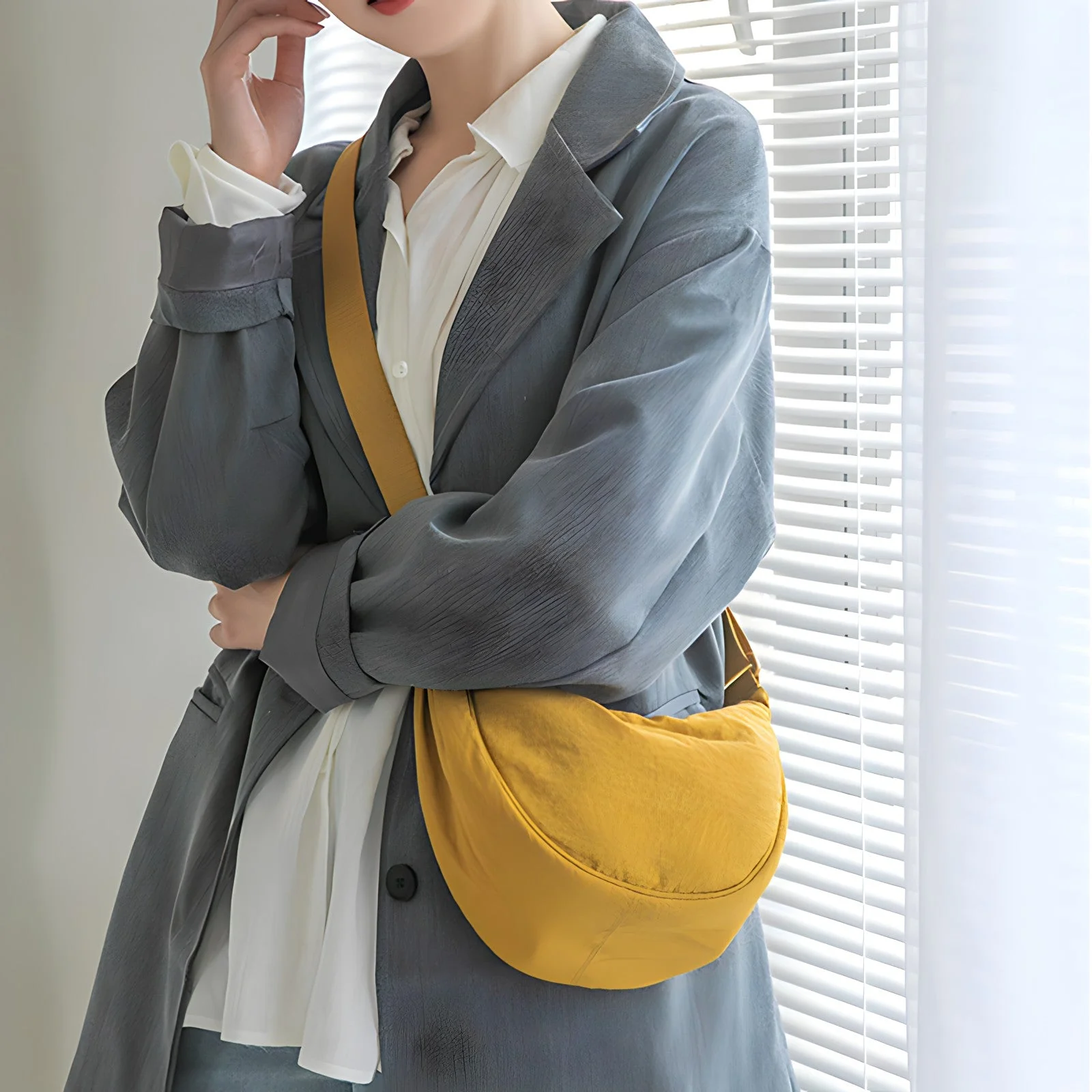 Sac bandoulière tendance fermeture zippée - Image 18