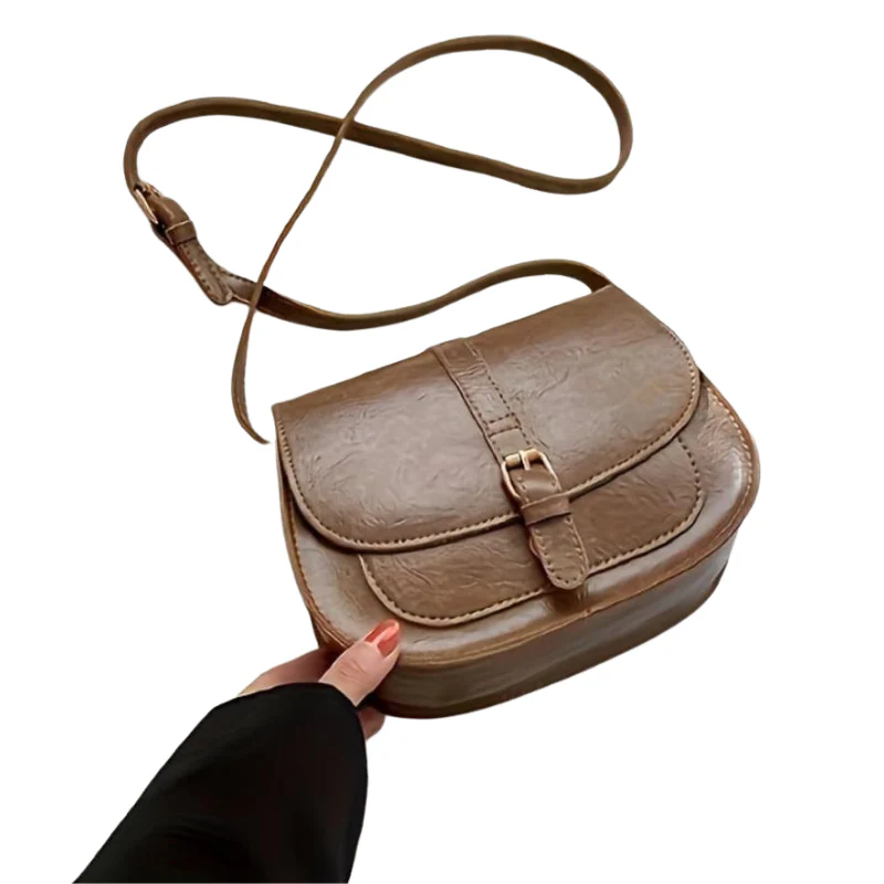 Sac crossbody mon épaule en cuir avec bandoulière ajustable - Image 2