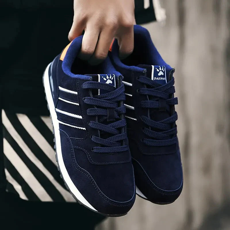 Baskets homme bout rond à lacets - Image 3